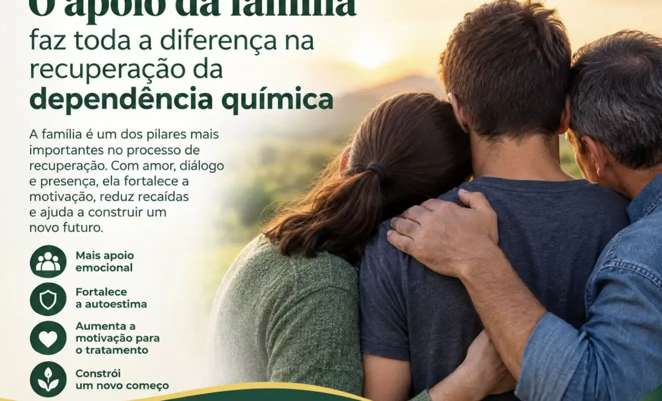 O Apoio da Família na Recuperação da Dependência Química: Como Participar do Tratamento e Ajudar na Reconstrução da Vida