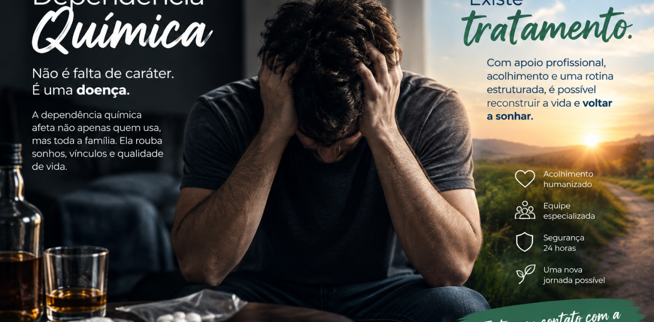 A importância do tratamento da dependência química e do alcoolismo
