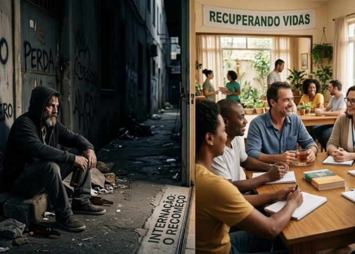A importância da internação para pacientes dependentes químicos que perderam o controle de suas vidas