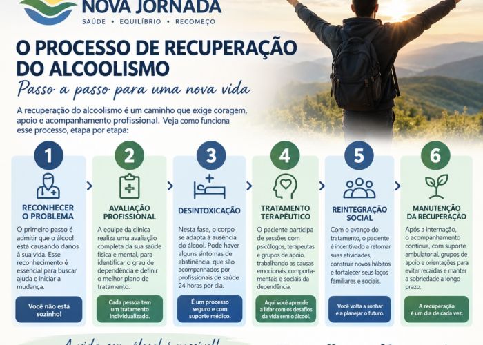 Processo de Recuperação do Alcoolismo: Como Funciona o Tratamento, Quais São as Etapas e Como Reconstruir a Vida
