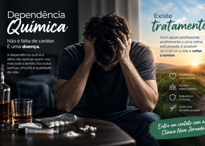 A importância do tratamento da dependência química e do alcoolismo